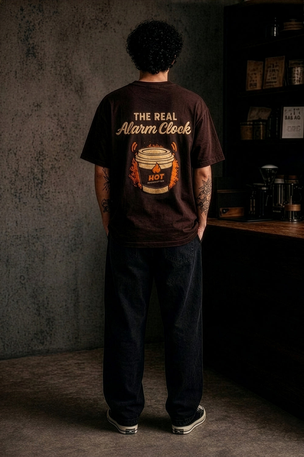 Puff Pinted Coffee Lovers T-shirt